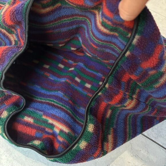 Vintage 90s Columbia Sportswear Aztec Navajo Fleece Sweater Size L Womens Retro - Picture 7 of 8